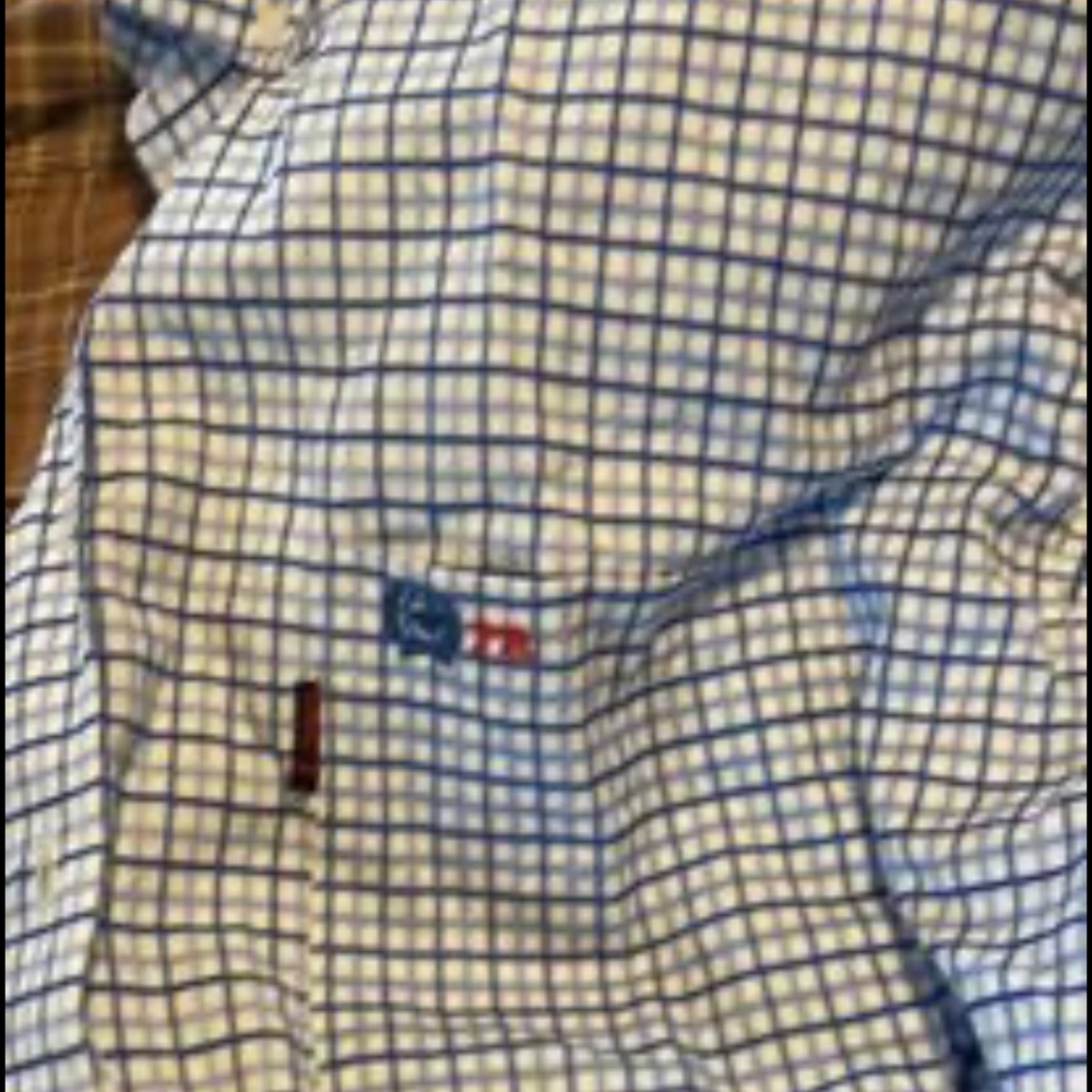 Cinch 2xl flame resistant blue plaid long sleeve